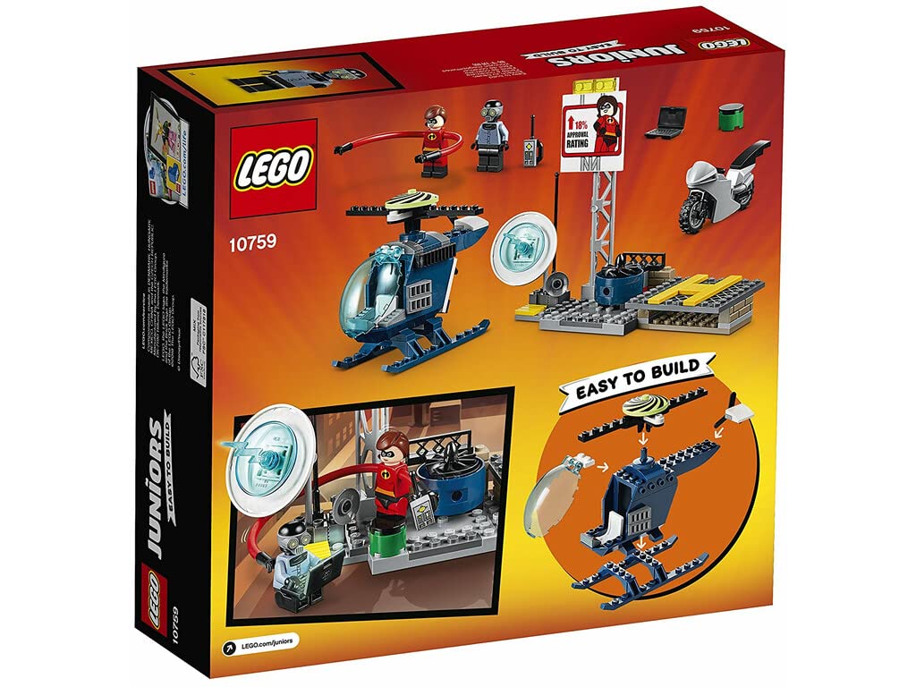 Конструктор LEGO 10759 Погоня Эластигерл по крышам Incredibles 2, фото №3