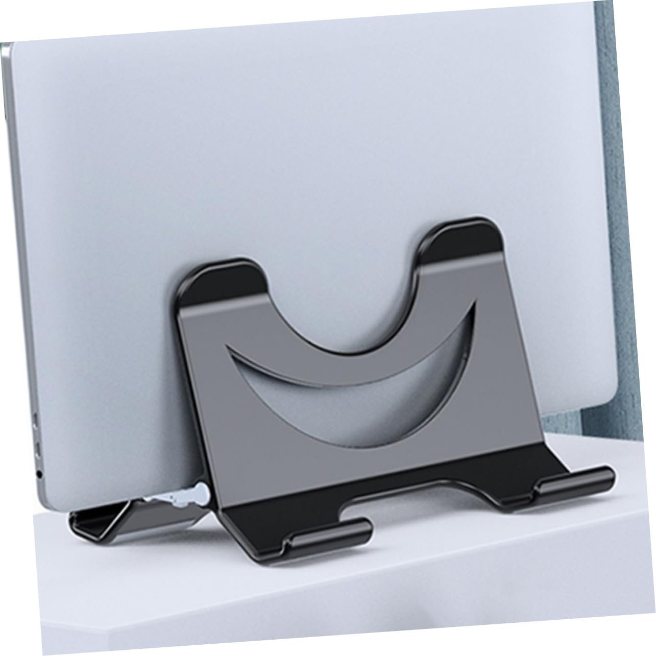 Вертикальна Підставка для Ноутбука Yardenfun з ABS та Силікону, Компактна та Стійка до Подряпин, фото №4 Вертикальна Підставка для Ноутбука Yardenfun з ABS та Силікону, Компактна та Стійка до Подряпин, фото №4