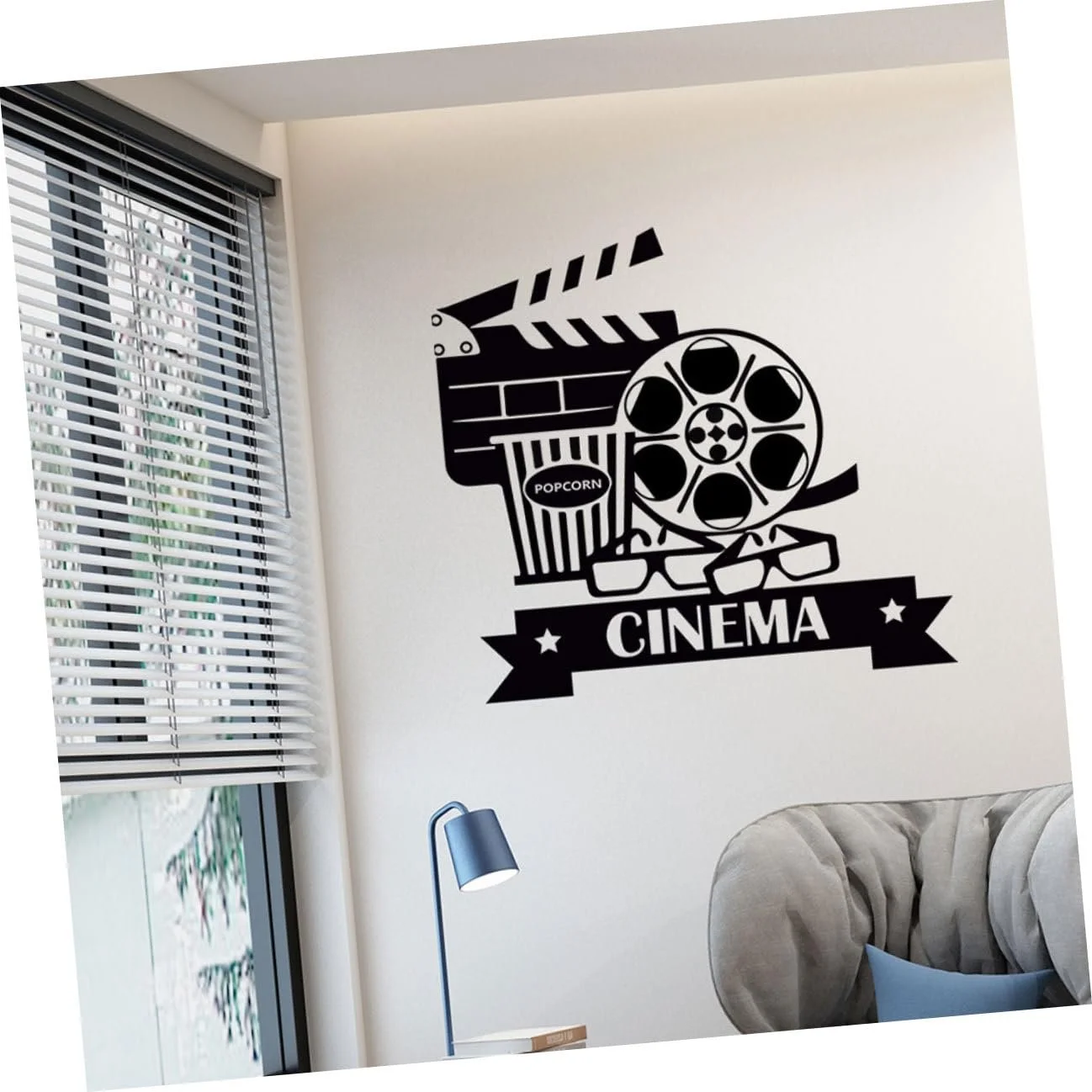Наклейка на стіну NOLITOY Кіно Самоклеюча ПВХ, фото №9