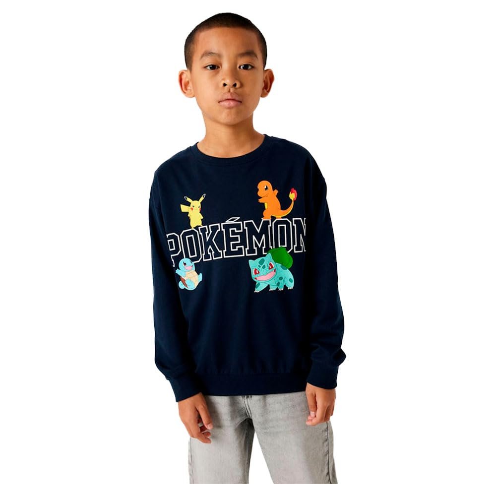 Толстовка NAME IT Nkmday Pokemon Nreg Sweat Bru Noos Sky для мальчиков, фото №2
