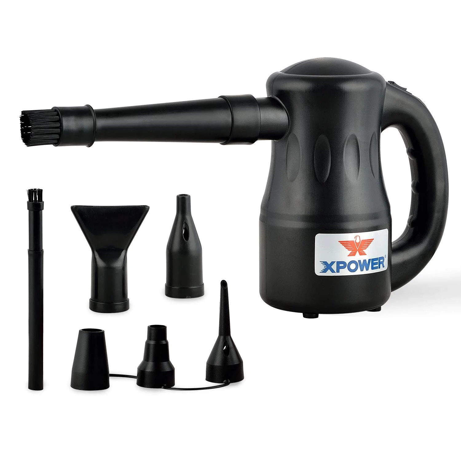 Електрична повітродувка XPOWER Cyber Duster A-2 High Performance Motor Чорна, фото №1 Електрична повітродувка XPOWER Cyber Duster A-2 High Performance Motor Чорна, фото №1