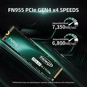 SSD накопитель Fikwot FN955 2ТБ M.2 PCIe Gen4 7350МБ/с synthetic.ua - Фото 1