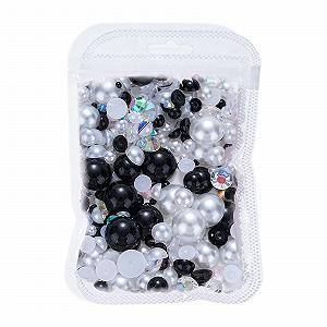 Напівкруглі перлини для нігтів з плоскою задньою стороною - Фото 1