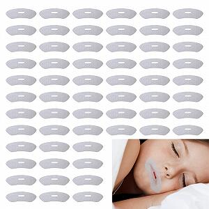 Смужки для рота, 60 шт., пластирі для сну, проти хропіння - Фото 1