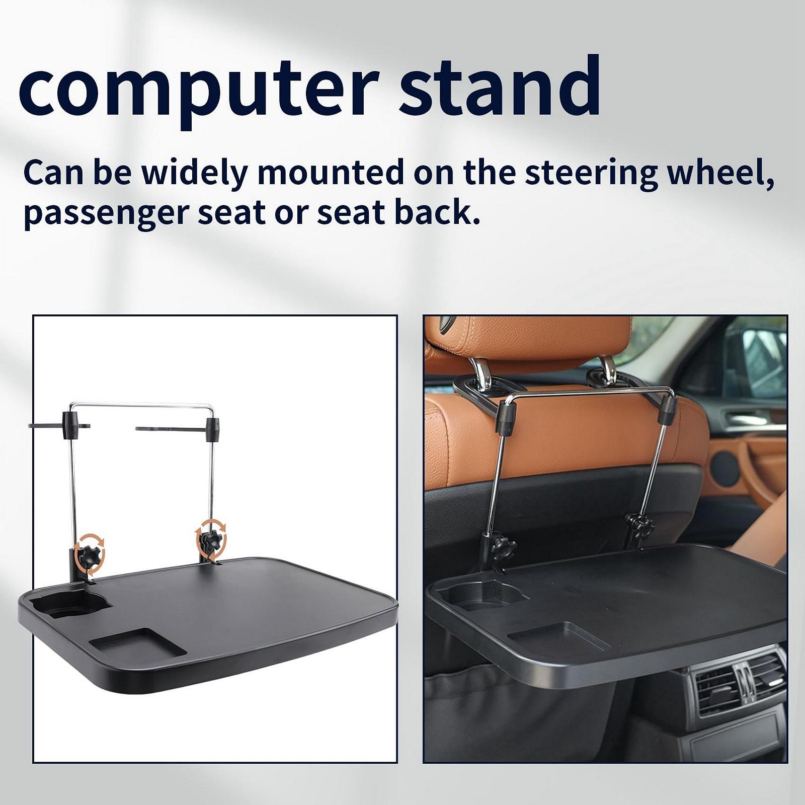 Автомобільний столик-підставка для ноутбука складаний Тримач для їжі та напоїв, фото №5