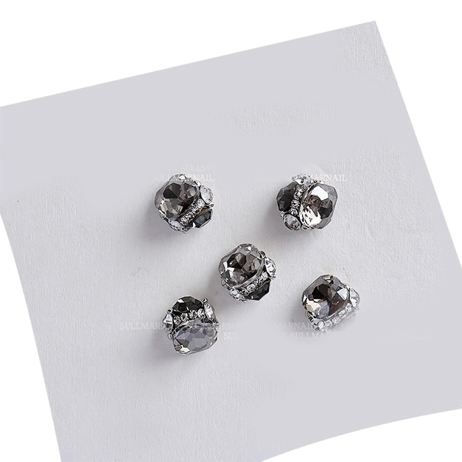 Стрази 3D для нігтів, прозорі, кристали для прикраси весільного манікюру, фото №7