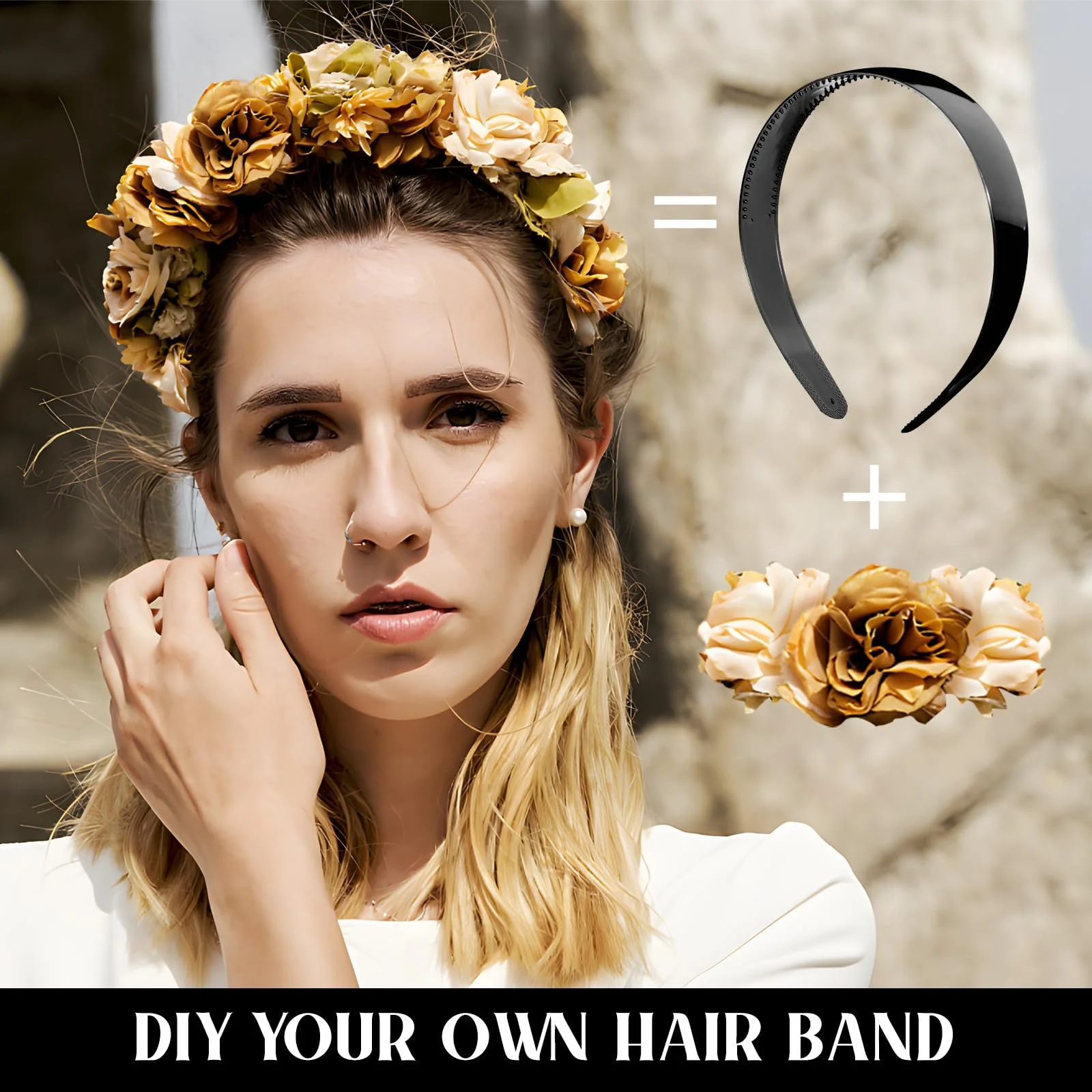 Набір обручів для волосся з зубцями, 5 штук, фото №6 Набір обручів для волосся з зубцями, 5 штук, фото №6