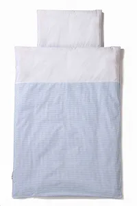 Постельное белье Easy Baby 80 x 80 cm and 35 x 40 cm Vichy Blue - Фото 1