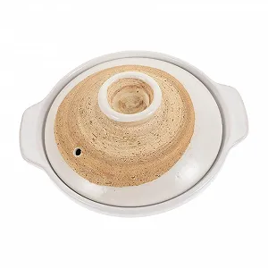 Горшок керамический для приготовления риса и супов с ручками - Фото 1