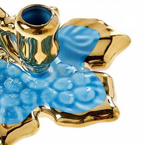 Підсвічник Danilovo Лист Кераміка Блакитний ціна на synthetic.ua - Фото 1 Підсвічник Danilovo Лист Кераміка Блакитний synthetic.ua - Фото 1