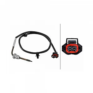 Датчик температуры отработавших газов HELLA 6PT 010 376-701 для OPEL VAUXHALL CHEVROLET - Фото 1