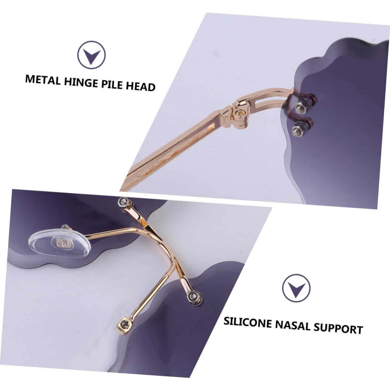 Сонцезахисні окуляри PACKOVE Без оправи, фото №8