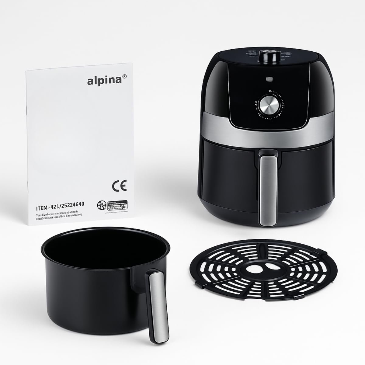 Мультипіч alpina 3.5 л 1400 Вт 80-200 °C Black, фото №8