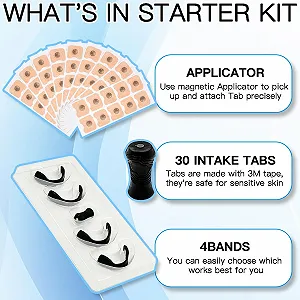 Смужки для носа дихальні магнітні 30 пар проти хропіння synthetic.ua - Фото 1