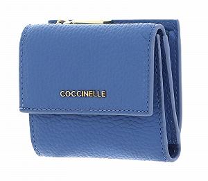 Кошелек Coccinelle Metallic Soft Кожа Grained Azul, лазурный - Фото 1