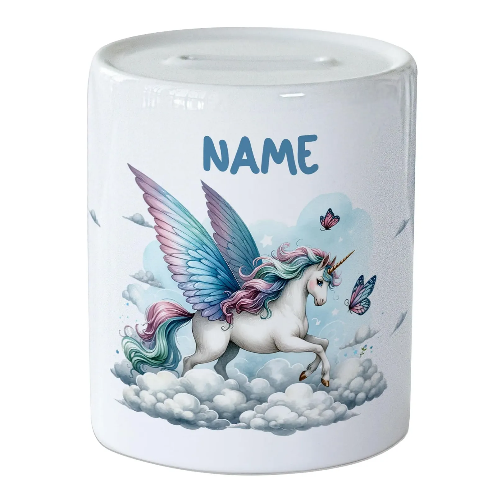 Скарбничка GRAZDesign Unicorn Персоналізована Керамічна, фото №1
