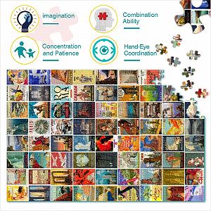 Пазл Vintage Travel Wall Art 1000 деталей 26 x 38 см картонний ціна на synthetic.ua - Фото 1 Пазл Vintage Travel Wall Art 1000 деталей 26 x 38 см картонний synthetic.ua - Фото 1