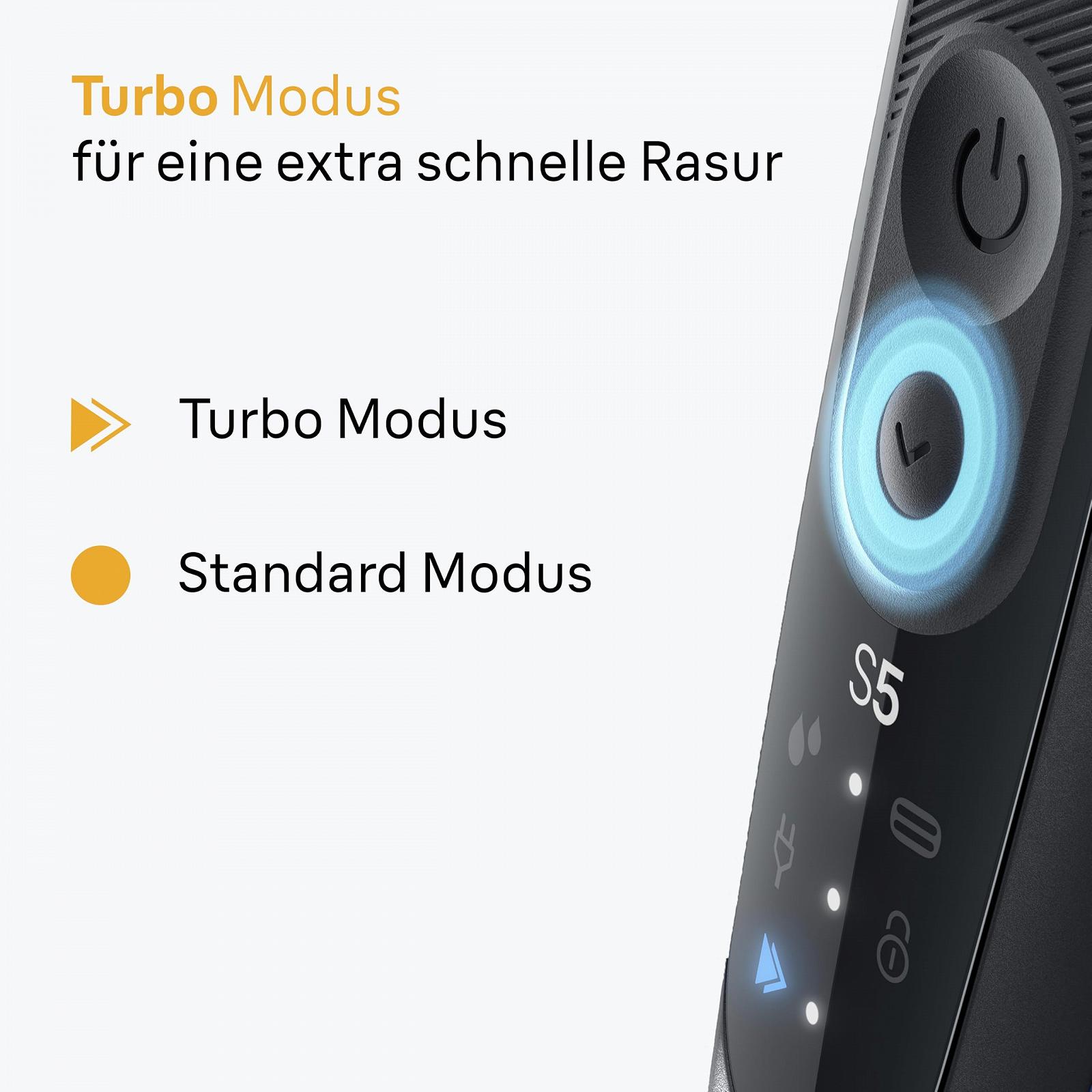 Электробритва Braun Series 5 52-B7000cc станция SmartCare 3 гибких лезвия Blue, фото №4 Электробритва Braun Series 5 52-B7000cc станция SmartCare 3 гибких лезвия Blue, фото №4