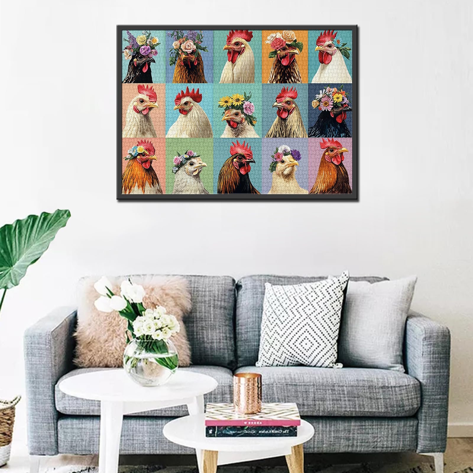 Пазл Tucocoo Adorable Rooster Rooster Portraits 1000 элементов 50 x 70 см, фото №3