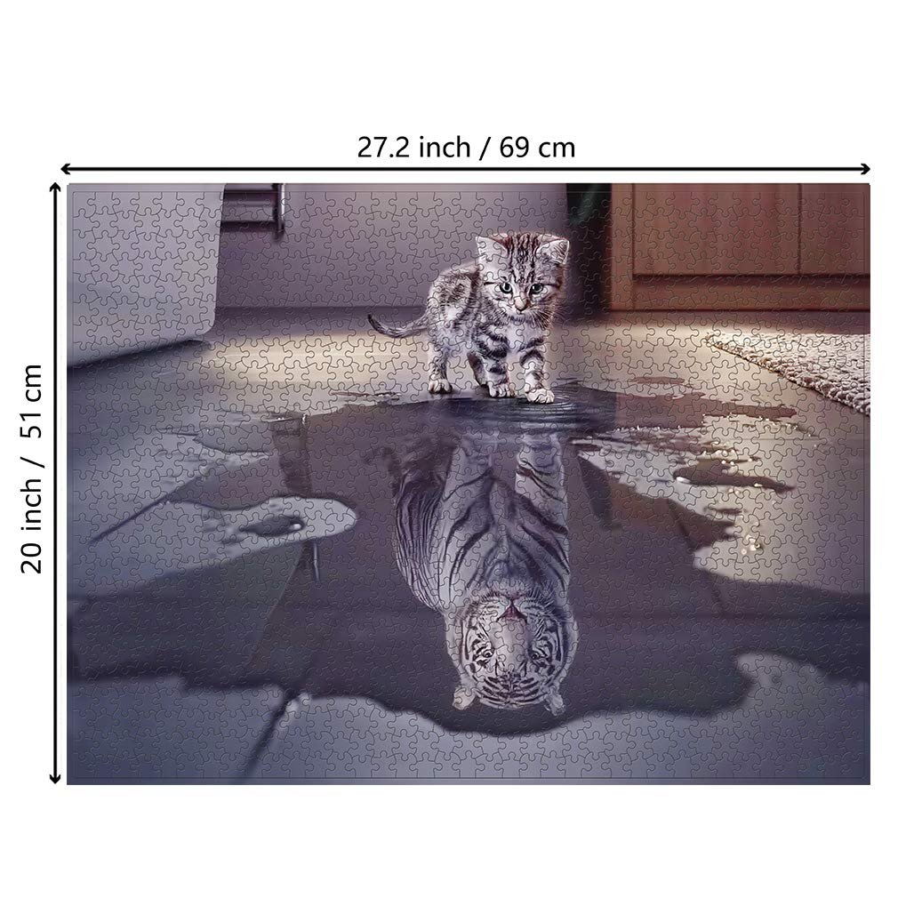 Пазл GuDoQi Cat in Tiger 1000 элементов, фото №2