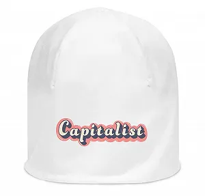 Купить Шапка Бренда Capitalist Series Pink Bubble Logo Унисекс Хлопок Белый - Фото 1 Шапка Бренда Capitalist Series Pink Bubble Logo Унисекс Хлопок Белый - Фото 1