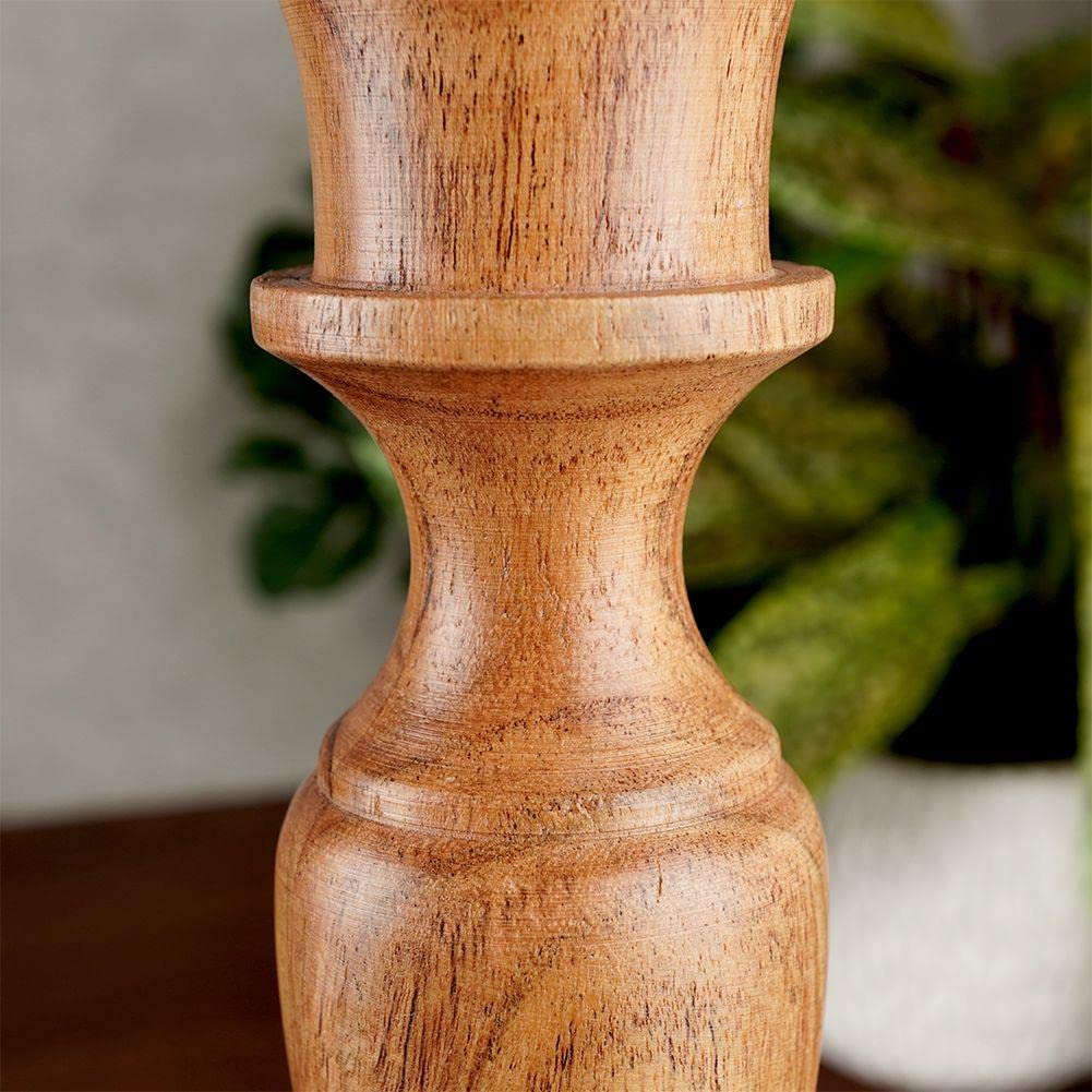 Підсвічник Vilde для довгої свічки з дерева 31.5 см, фото №5 Підсвічник Vilde для довгої свічки з дерева 31.5 см, фото №5