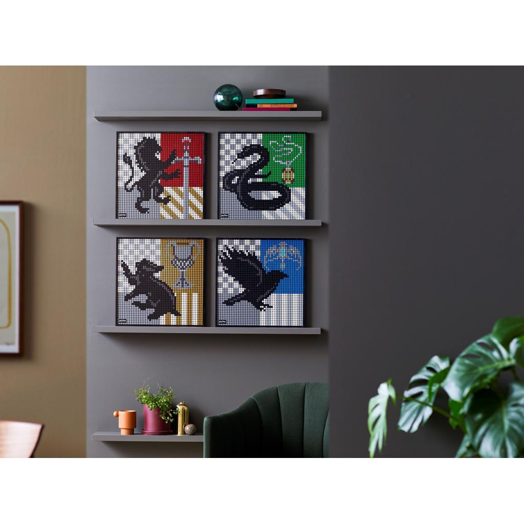 Конструктор LEGO Art Гарри Поттер и Гербы Хогвартса 4249 деталей 31201, фото №8