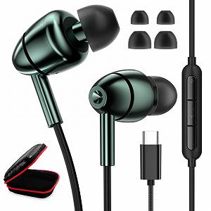 Наушники USB C Samsung S23 S24 A53 A33 Galaxy A54 A34 Стереонаушники Type C с микрофоном, внутриканальные вкладыши USB C USB C для iPhone 15 Pixel 8 Pro 7a Oneplus - Фото 1