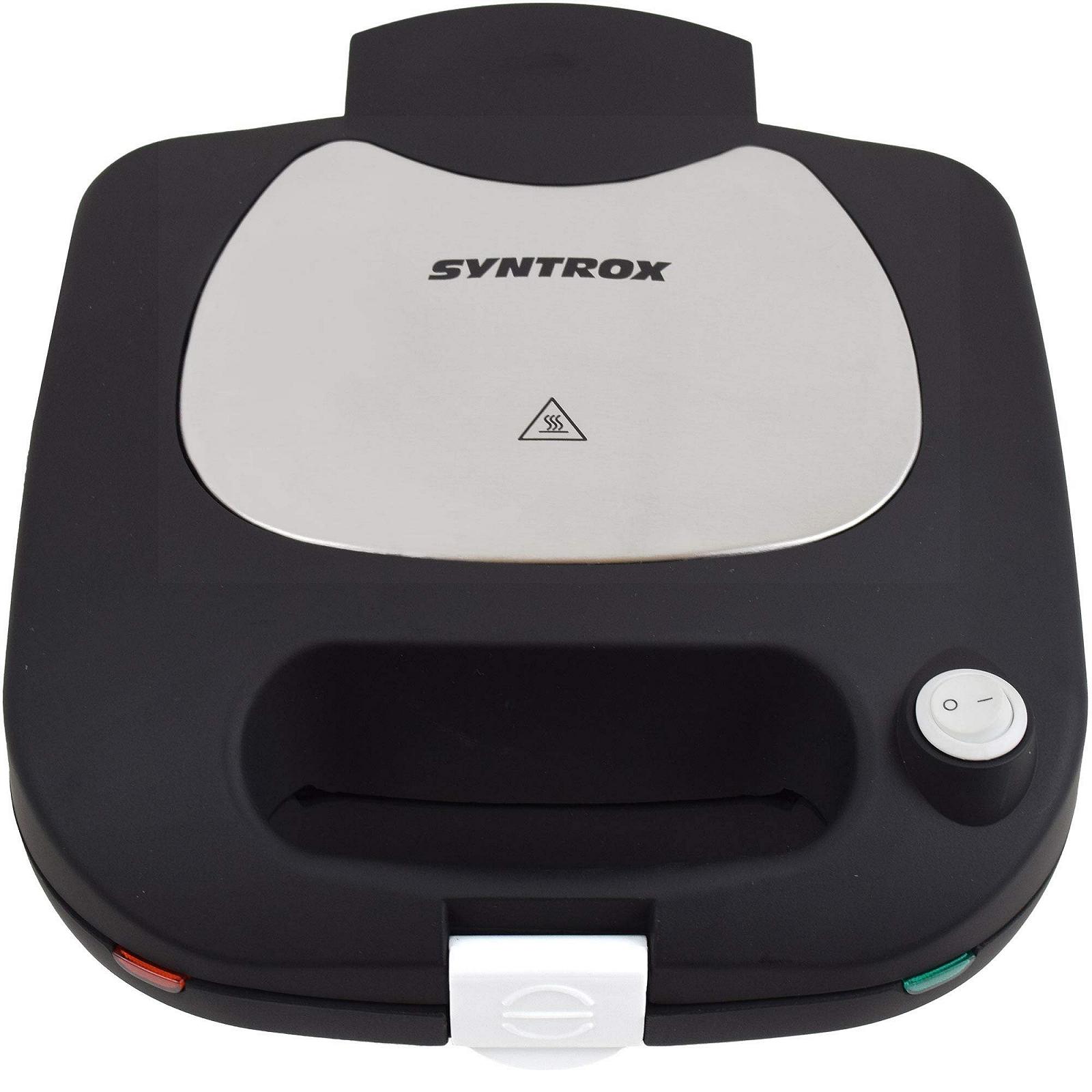 Вафельница Syntrox Germany X-Mas Christmas Motif Maker SM-1500W Нержавеющая сталь/черный, фото №9