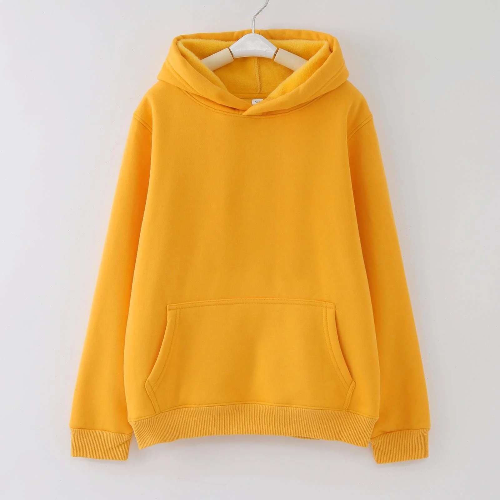 Девочковый худи Теплый свитшот с капюшоном Детский худи для мальчиков Худи с длинными рукавами Карманы Мешковатый спортивный худи, фото №6