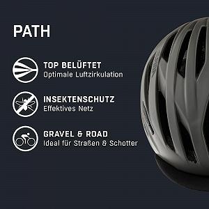 Шлем ALPINA Path с сеткой от насекомых для взрослых synthetic.ua - Фото 1