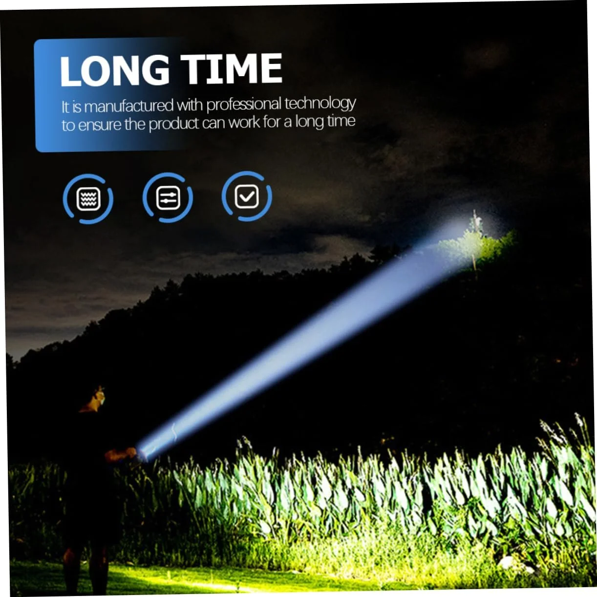 Ліхтар Gadpiparty Перезаряджуваний P50 Алюмінієвий сплав, фото №6