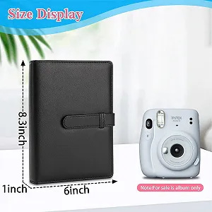 Фотоальбом для Polaroid / Instax Mini 256 кишень PU Leather Black synthetic.ua - Фото 1