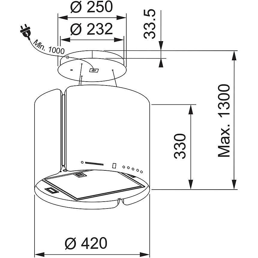 Вытяжка Franke FSMS F42 WH MATT, фото №4