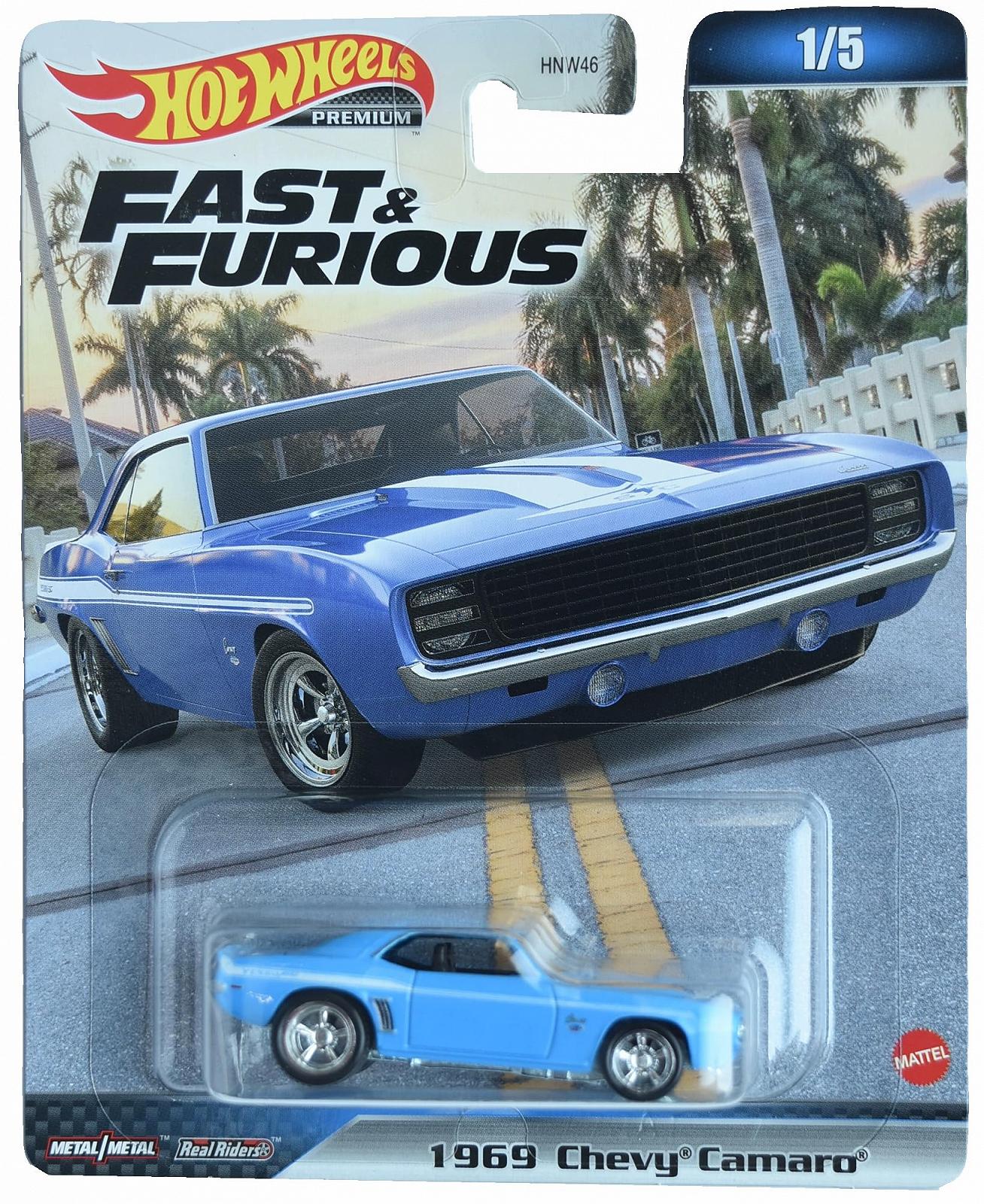 Hot Wheels 1969 Chevy Camaro Fast & Furious 1/5, фото №1