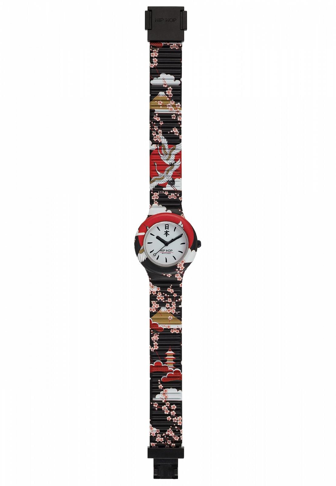 Годинник HIP HOP Жіночий I Love Japan Collection, Водонепроникний, Силіконовий Ремінець, фото №1