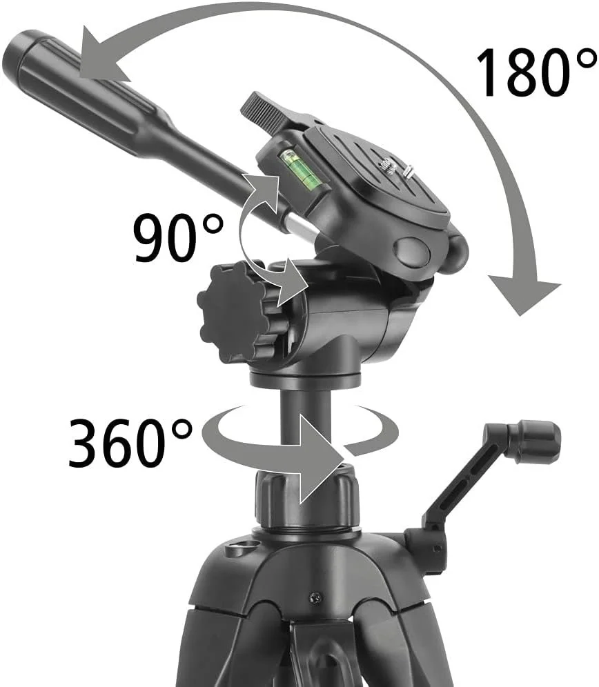 Штатив Hama Action 165 3D для фотокамери з підсвічуванням 61-165 см Чорний, фото №4 Штатив Hama Action 165 3D для фотокамери з підсвічуванням 61-165 см Чорний, фото №4