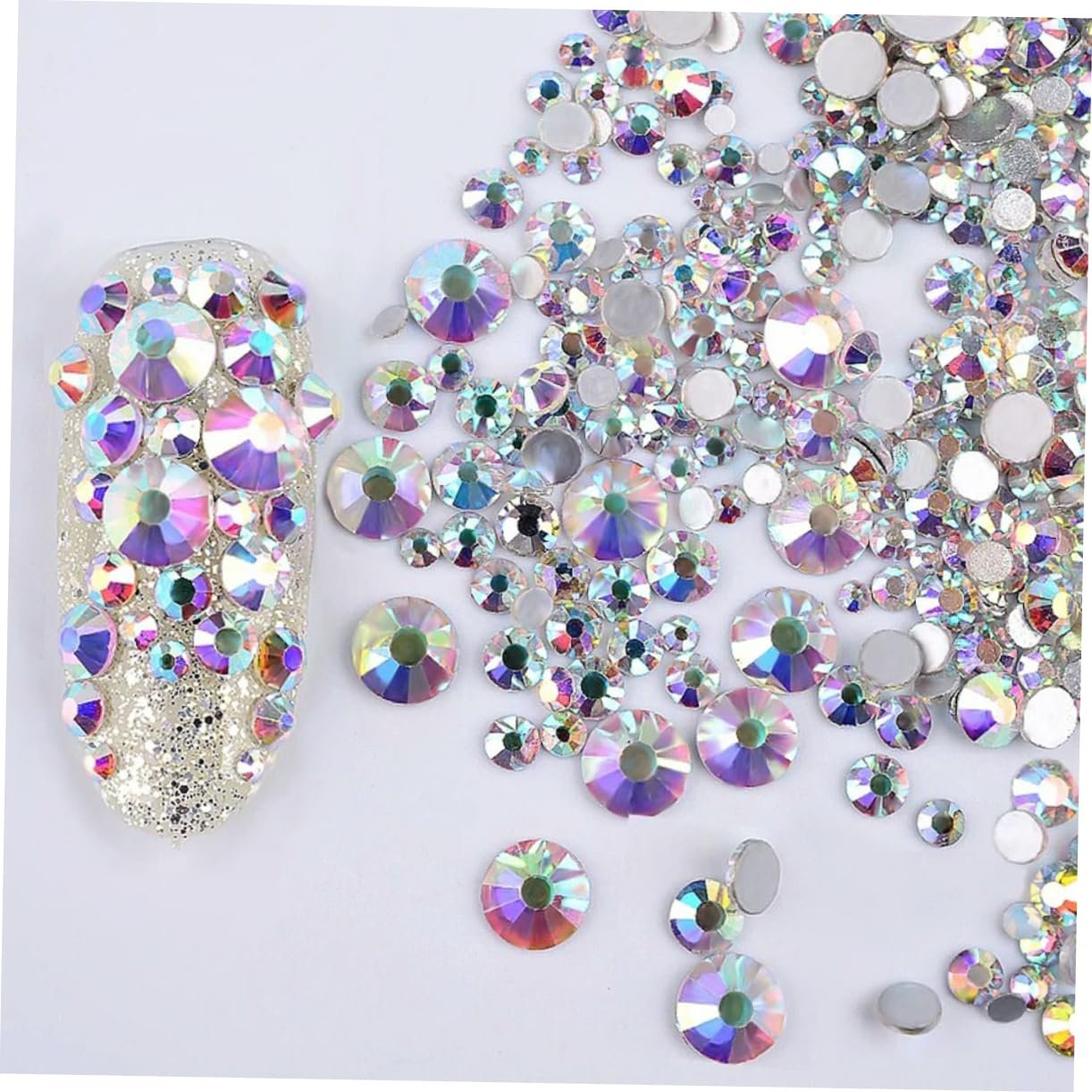 Стразы Стеклянные 4320 штук для декора ногтей, фото №2