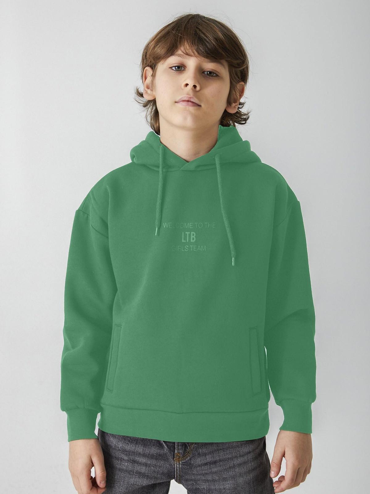 Толстовка LTB Jeans Tebeze для девочек, размер 152 см, зеленая, фото №2