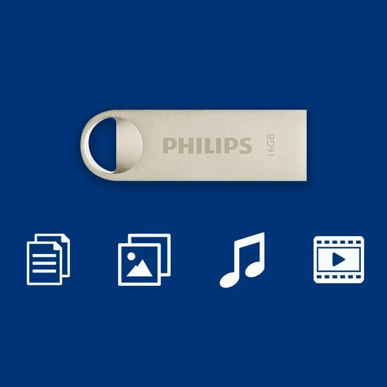 USB-флеш-накопичувач Philips Moon Edition High Speed 2.0 16 ГБ Сріблястий, фото №5