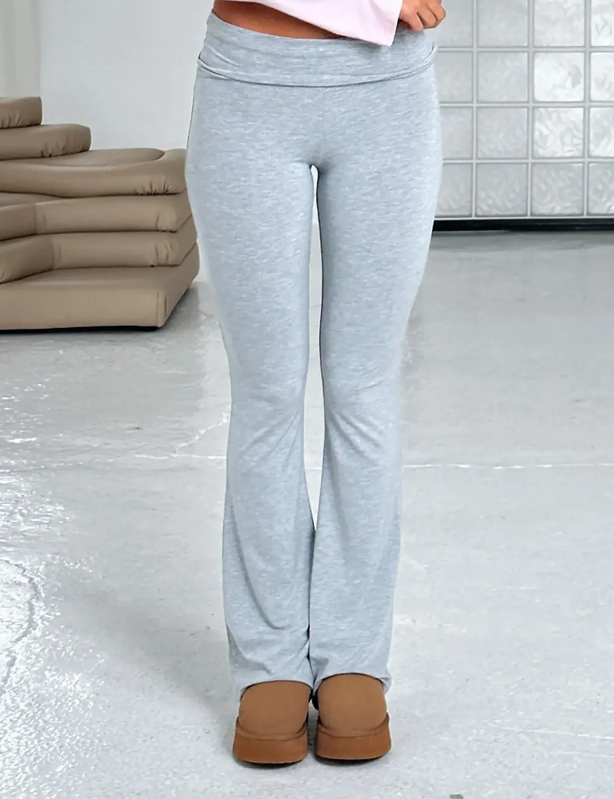 Брюки Betrodi Skinny Женские с низкой посадкой, расклешенные, эластичные, фото №3