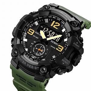 Годинник Skmei 1965AG army green synthetic.ua - Фото 1