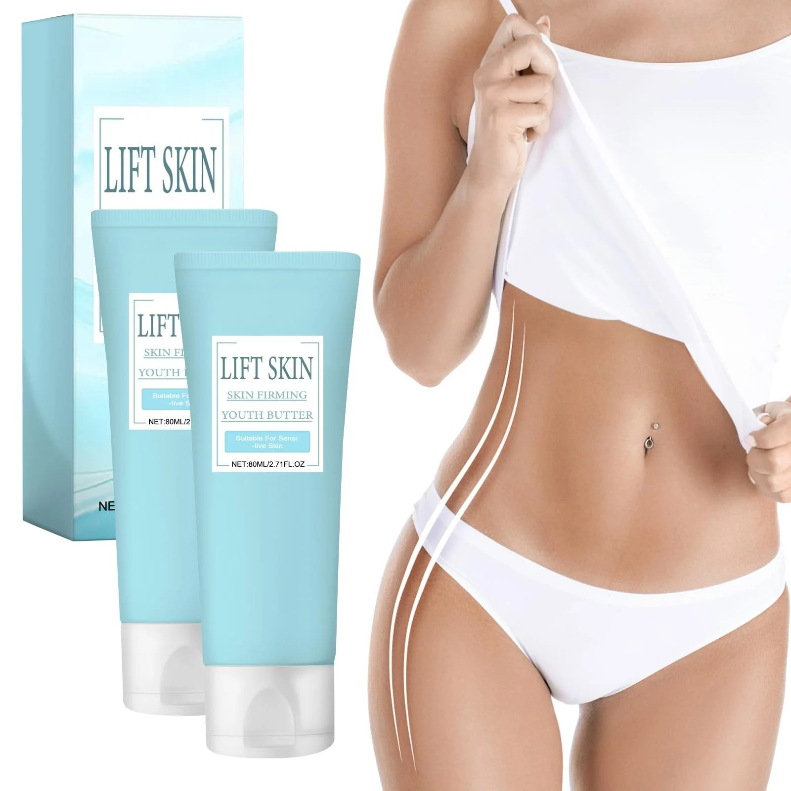 Крем для пружності шкіри (2 шт.), фото №1