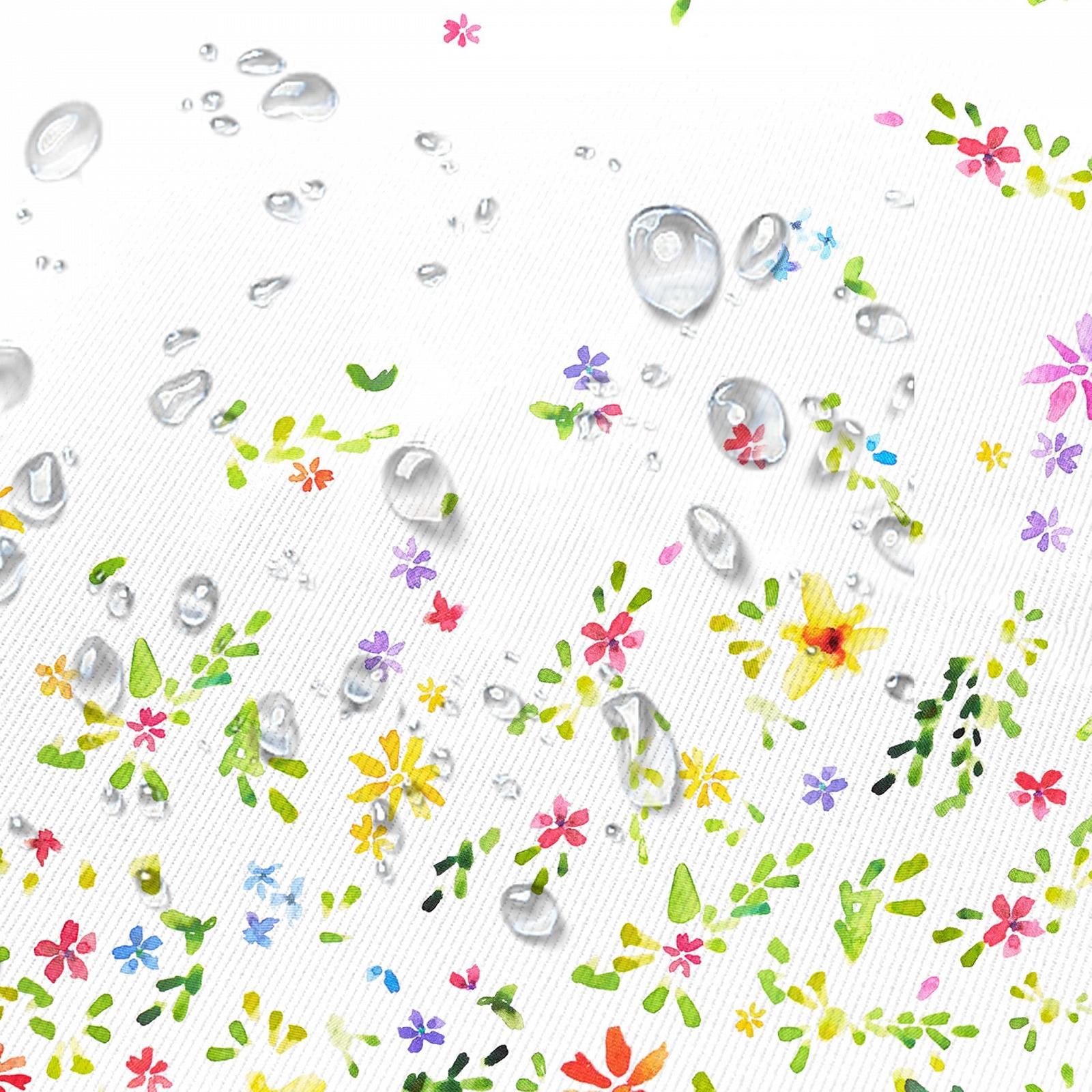 Скатертина Yighty Floral Oval Spring Watercolor Flower Country Style Polyester Waterproof, фото №4