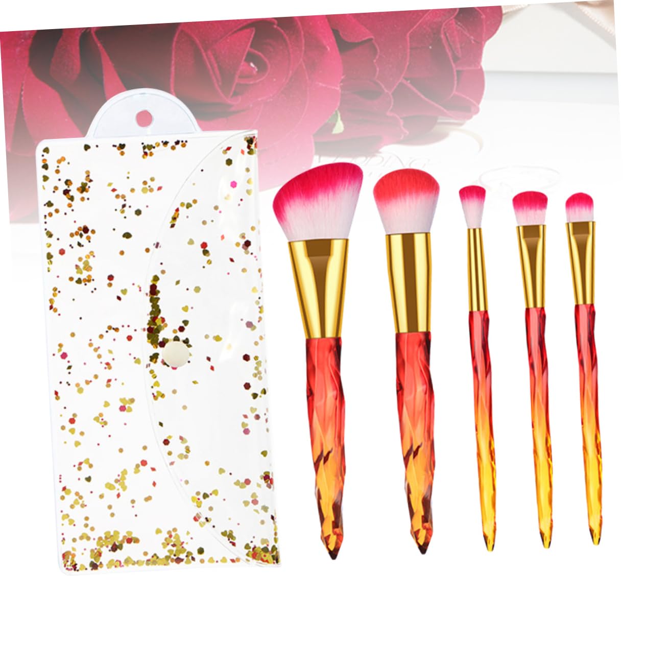 Кисти Angoily 15 Stk White handle Kristall, фото №5