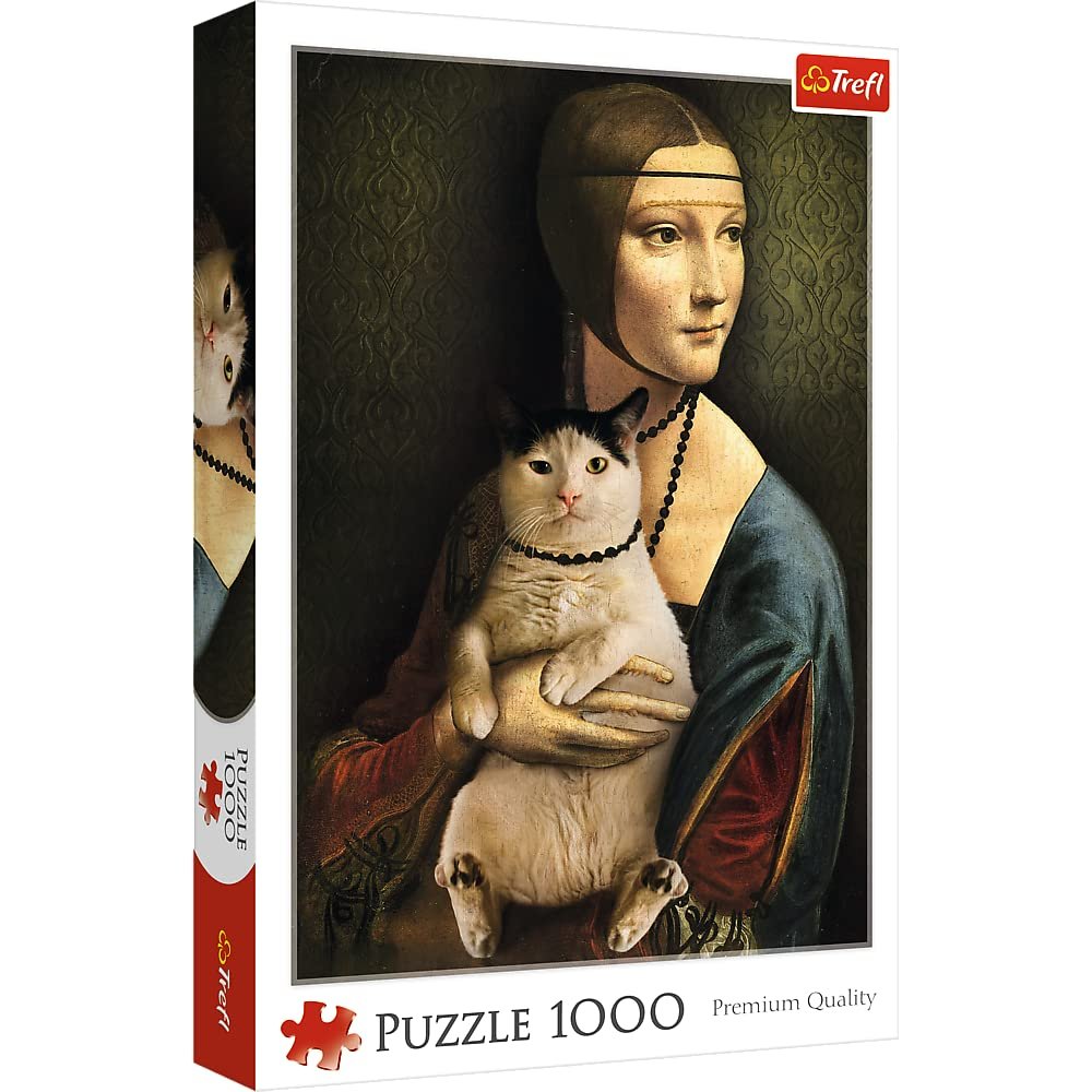 Пазл Trefl Mona Lisa with Cat 1000 элементов, фото №1