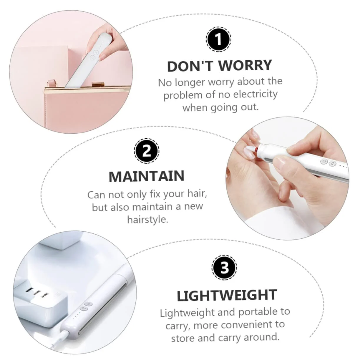 Електричний Набор для Маникюра WRITWAA 1 шт. USB Для путешествий Дома, фото №5 Електричний Набор для Маникюра WRITWAA 1 шт. USB Для путешествий Дома, фото №5