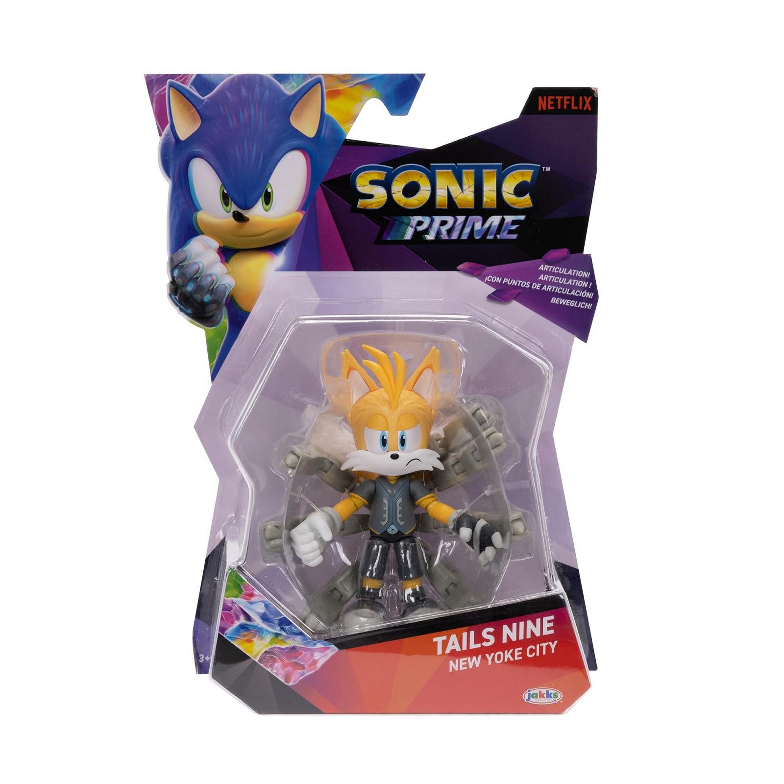 Фігурка Sonic Prime Тейлз Дев'ять 5", фото №6