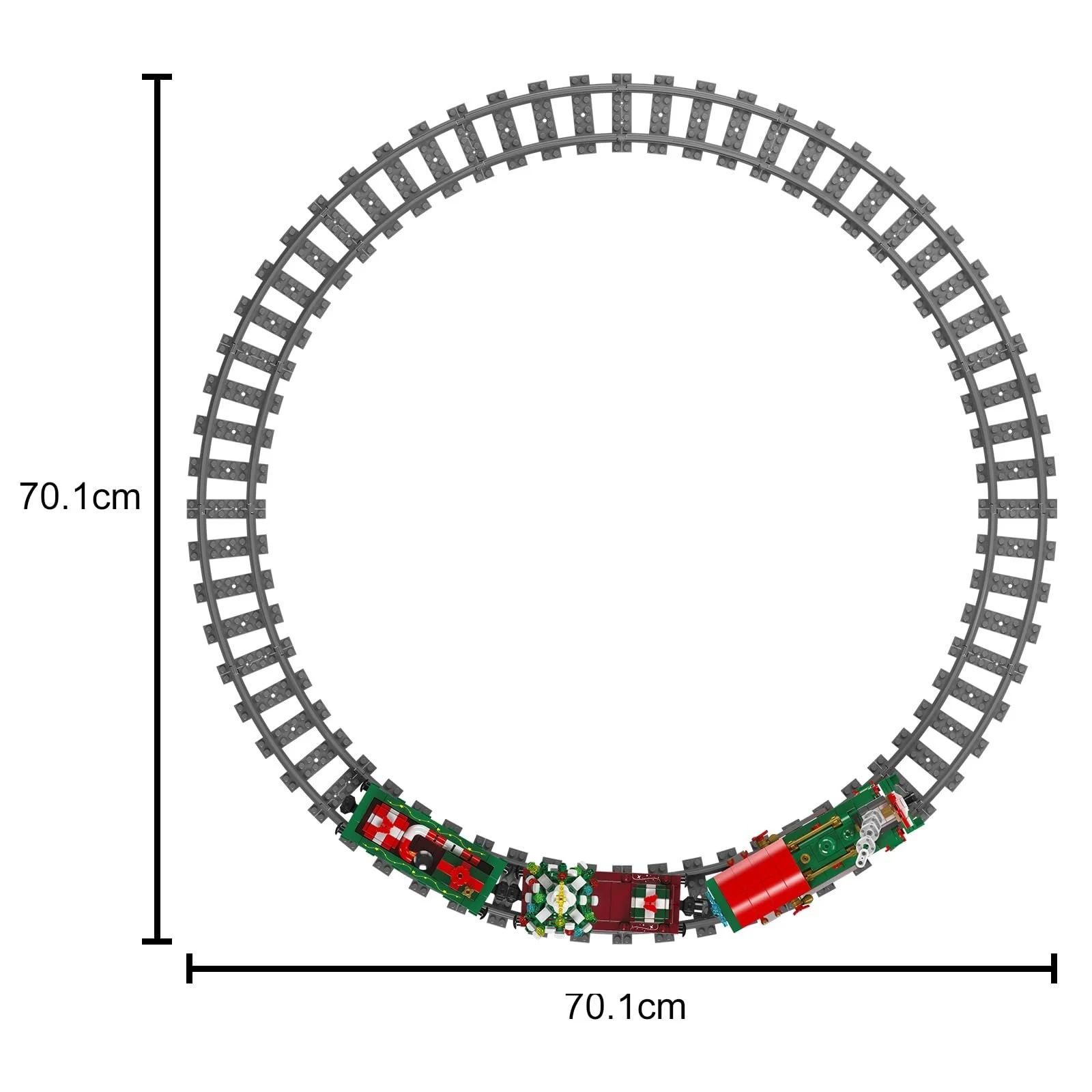 Конструктор Поезд Mould King Technik 12039 Дизельный локомотив ESU KG230 922 детали, фото №5