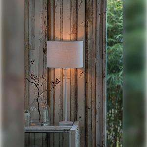 Настільна лампа Dirk Davids Leuchten GmbH Матовий білий 45 см synthetic.ua - Фото 1